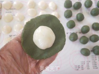抹茶麻薯曲奇的做法步骤：8