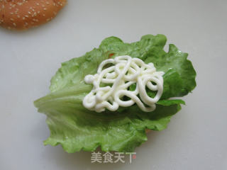 鲜虾汉堡的做法步骤：4