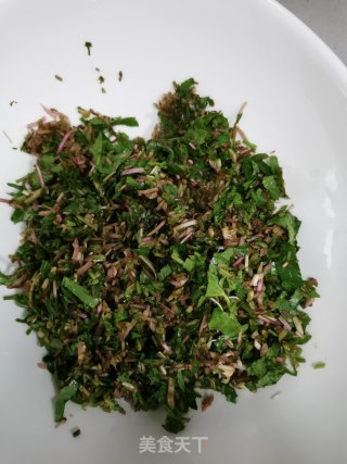 香菇肉末煮雷公根的做法步骤：4
