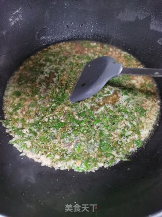 香菇肉末煮雷公根的做法步骤：11