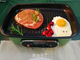 向往的生活5～香煎牛排在家做的做法步骤：4