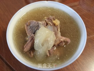 小冬瓜扇骨汤的做法步骤：10