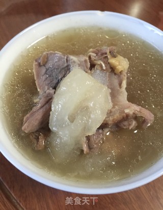 小冬瓜扇骨汤的做法步骤：11