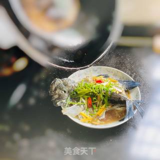 葱油石斑鱼的做法步骤：4