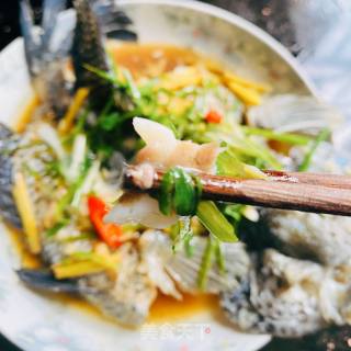 葱油石斑鱼的做法步骤：6