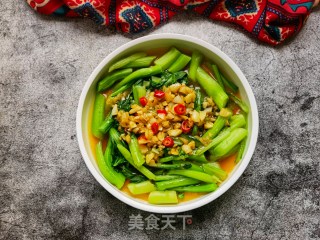 蒜蓉菜芯的做法步骤：11