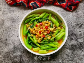 蒜蓉菜芯的做法步骤：12