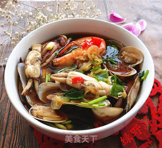 捞汁儿什锦海味的做法步骤：10