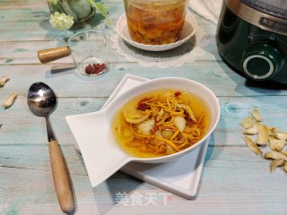 虫草花百合瘦肉汤的做法步骤：6