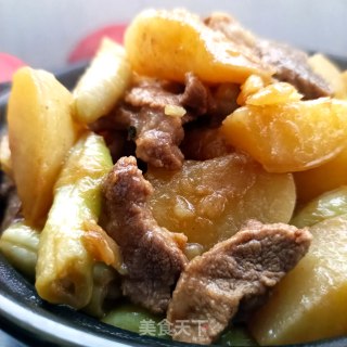 梅花肉炖土豆的做法步骤：18