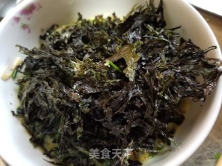 紫菜煎蛋的做法步骤：4