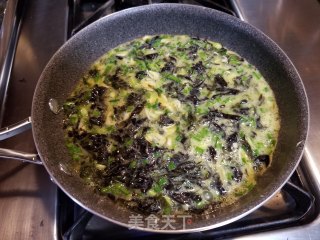 紫菜煎蛋的做法步骤：6