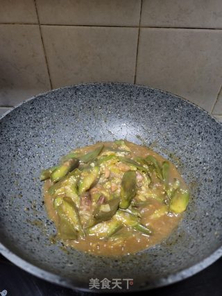 咸鱼烧紫茄子的做法步骤：6