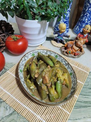 咸鱼烧紫茄子的做法步骤：7