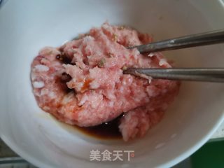 青皮豆蒸肉饼的做法步骤：1
