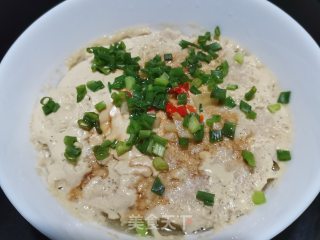 青皮豆蒸肉饼的做法步骤：8