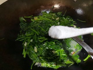 蒜香空心菜的做法步骤：6