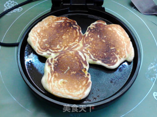 松软玉米奶油饼的做法步骤：11
