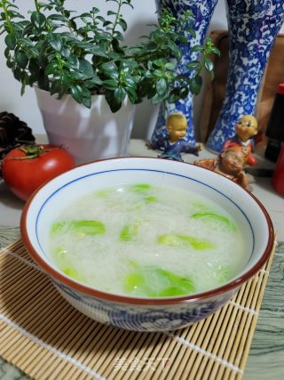 丝瓜面线的做法步骤：8