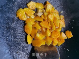 蒜炒木瓜的做法步骤：5