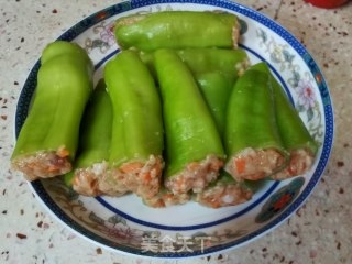 煎酿辣椒的做法步骤：11