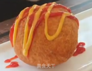 把隔壁家小朋友馋哭的香脆热狗芝士球球的做法步骤：9