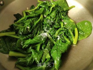 清炒木耳菜的做法步骤：5