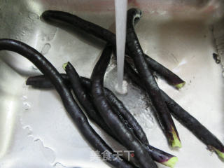 乌贼鲞炒茄子的做法步骤：5