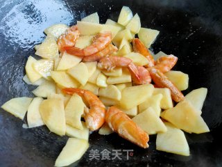 番茄土豆虾的做法步骤：10