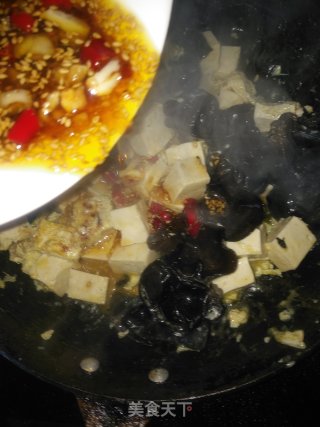 豆腐木耳的别样吃法的做法步骤：12