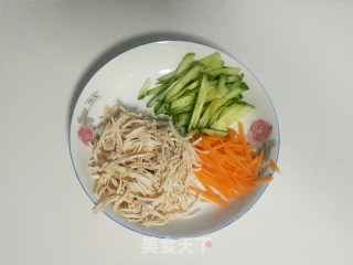 鸡丝凉面的做法步骤：4