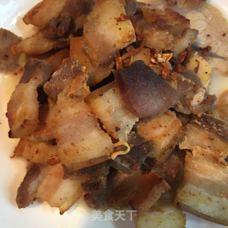 肉片炒菌菇腐竹的做法步骤：3
