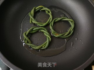 豆角煎酿鸡蛋的做法步骤：5