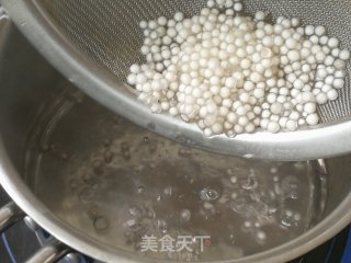 南瓜牛奶西米露的做法步骤：4