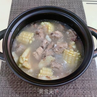 菱角玉米排骨汤的做法步骤：11