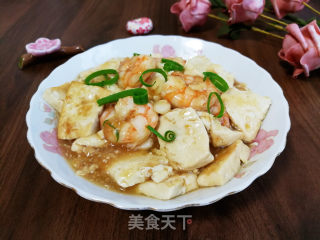 红烧豆腐虾仁的做法步骤：7