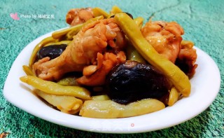 #炖菜#豆角焖鸡翅根的做法步骤：12