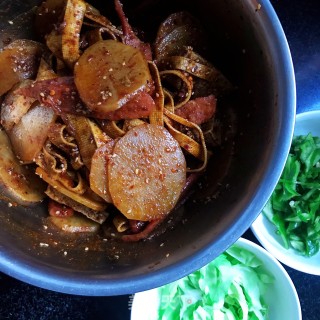 土豆片夹馍的做法步骤：7