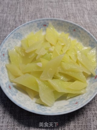 清炒莴笋的做法步骤：6