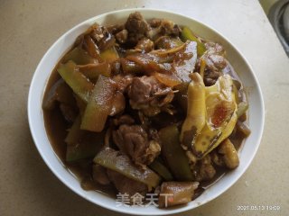 鸭肉节瓜的做法步骤：8
