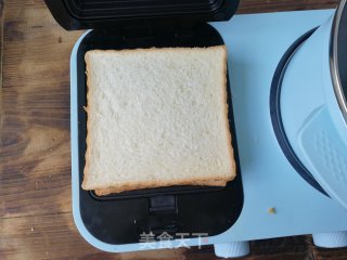 咸蛋黄米饭三文治的做法步骤：9