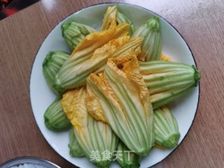 南瓜花酿的做法步骤：10