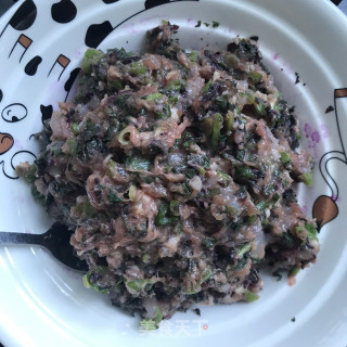 虾肉苋菜馄饨的做法步骤：5