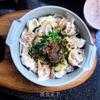 虾肉苋菜馄饨的做法步骤：11