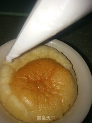草莓红花杯子蛋糕的做法步骤：15