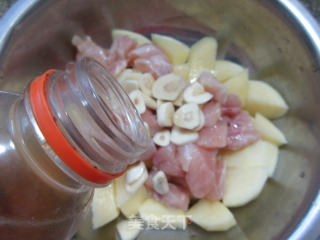 新奥尔良鸡胸肉烤土豆的做法步骤：5