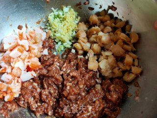 猪肉虾仁圆白菜饺子的做法步骤：9