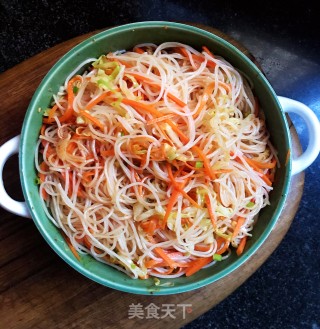 胡萝卜拌粉丝的做法步骤：9