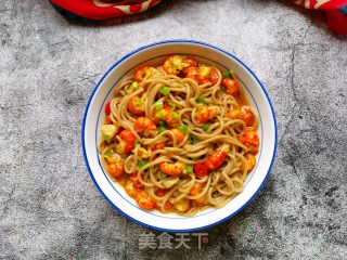 蒜蓉龙虾盖浇面的做法步骤：25