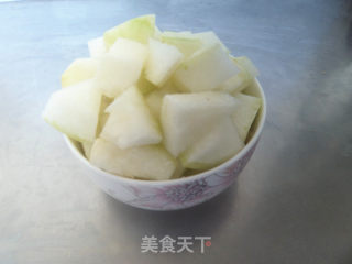 冬瓜粉丝汤的做法步骤：1